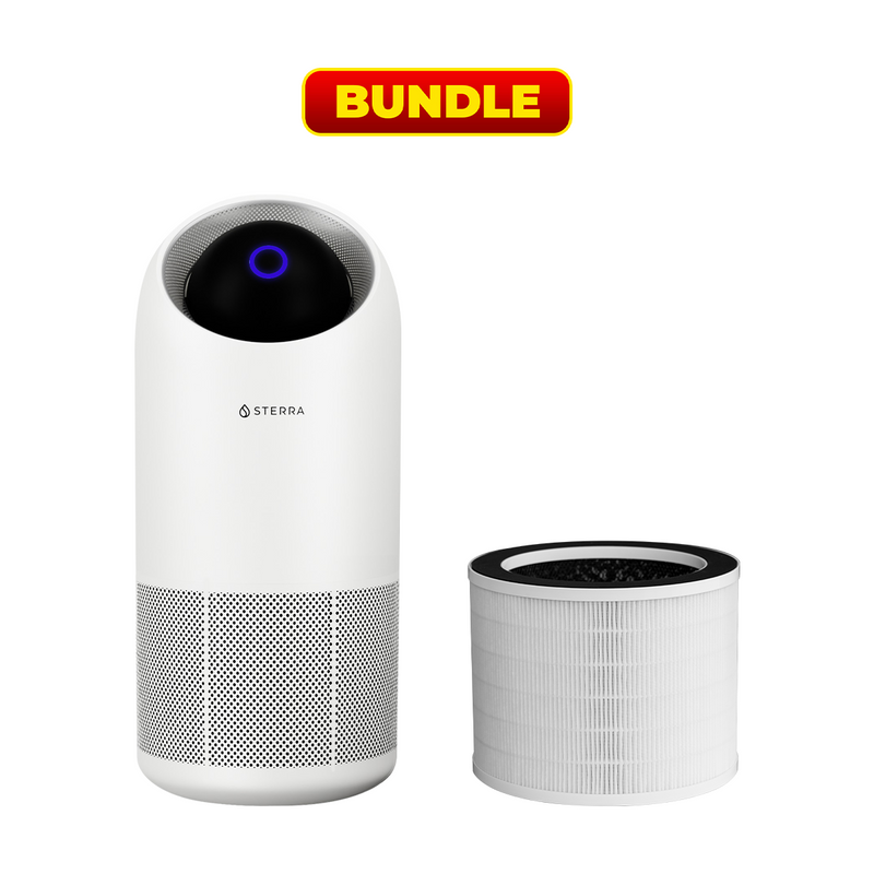 Sterra Moon True HEPA-13 Air Purifier + Filter Bundle